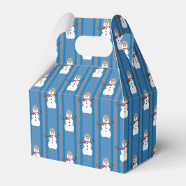 Leuke en Prachtige Sneeuwman Detective Bedankdoosjes