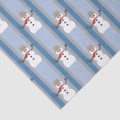 Leuke en Prachtige Sneeuwman Detective Tissuepapier (Detail)