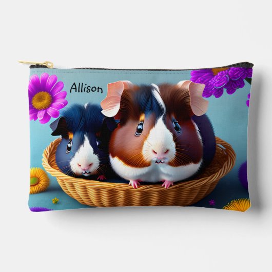 Leuke en schattige cavia's, personaliseerbaar etui (Voorkant)