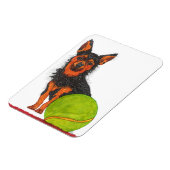 Leuke en Schattige Chorkie Hondenmagneet 3"x4" Magneet (Linkerzijde)