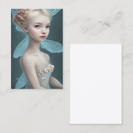 Leuke en Schattige Fairy Graphic Visitekaartje (Voorkant / Achterkant)