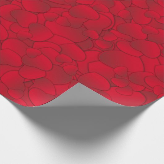 Leuke en Schattigee rode liefde Cadeaupapier (Hoek)