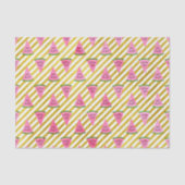 Leuke en Schattigee Summer Watermelon verjaardagsf Tissuepapier (Voorkant)