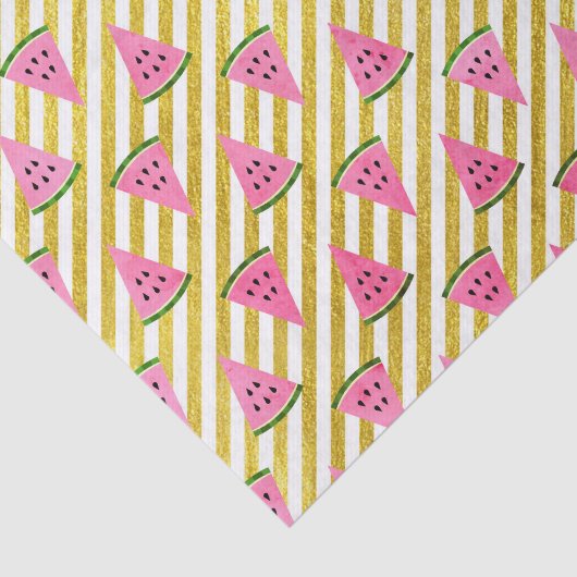 Leuke en Schattigee Summer Watermelon verjaardagsf Tissuepapier (Detail)
