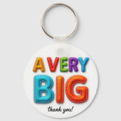 Leuke en speelse bedankkaart met viltletters sleutelhanger (Achterkant)