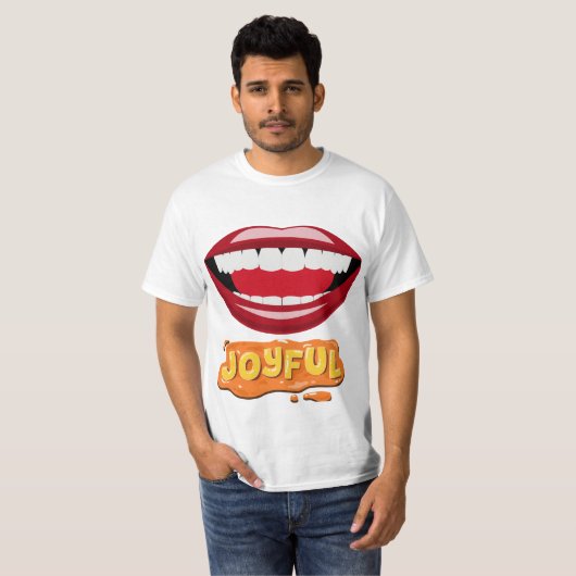 Leuke en speelse grafische kaart t-shirt (Voorkant volledig)
