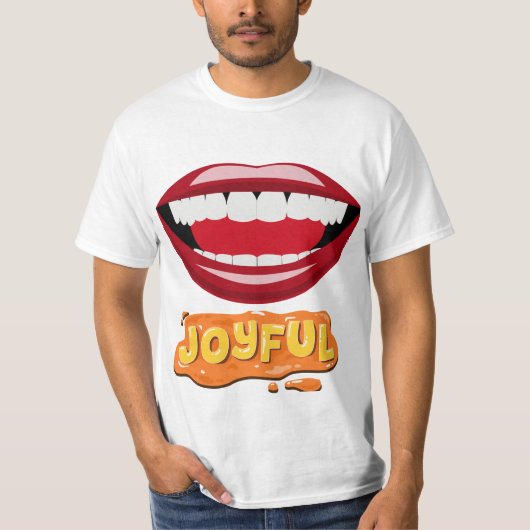 Leuke en speelse grafische kaart t-shirt (Voorkant)
