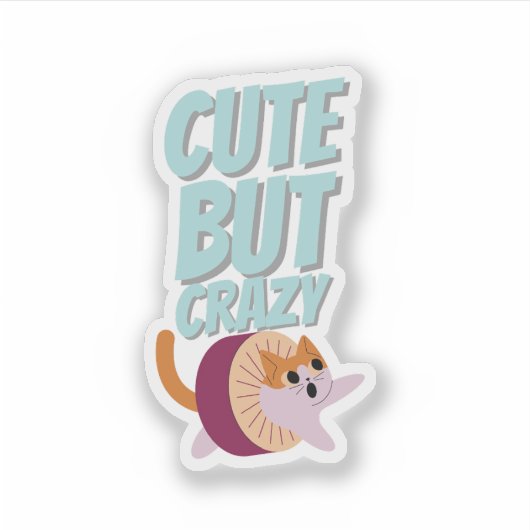Leuke en speelse Sticker (Voorkant)