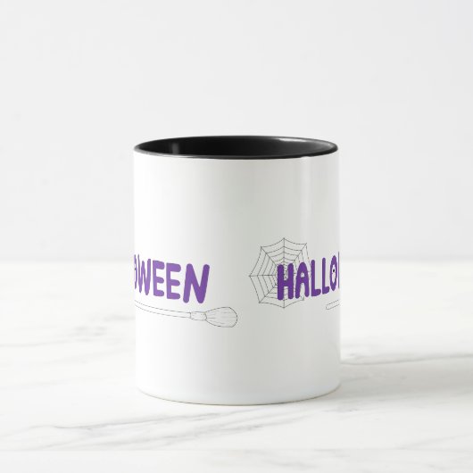 Leuke en spookachtige Halloween-belettering met Br Mok (Midden)