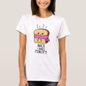 Leuke en toasty grappige toast boter woordspeling t-shirt (Voorkant)