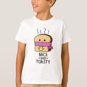 Leuke en toasty grappige toast boter woordspeling t-shirt