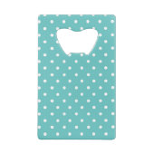 Leuke en trendy ananas polka dots creditkaart flessenopener (Achterkant)