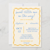 Leuke en Trendy Baby shower Invitation Kaart (Voorkant)