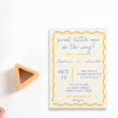 Leuke en Trendy Baby shower Invitation Kaart