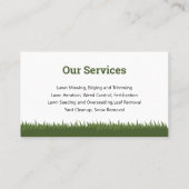 Leuke en vriendelijke landschapsarchitectuur met e visitekaartje (Achterkant)