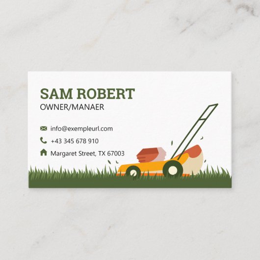 Leuke en vriendelijke landschapsarchitectuur met e visitekaartje (Voorkant)