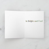 Leuke en vrolijke verjaardagsfeest Kaart (Binnen)