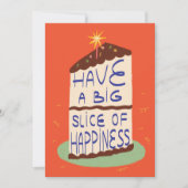 Leuke en vrolijke verjaardagskaart bedankkaart (Voorkant)