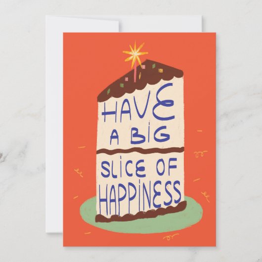 Leuke en vrolijke verjaardagskaart bedankkaart (Voorkant)