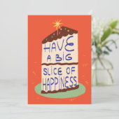 Leuke en vrolijke verjaardagskaart bedankkaart (Staand voorkant)