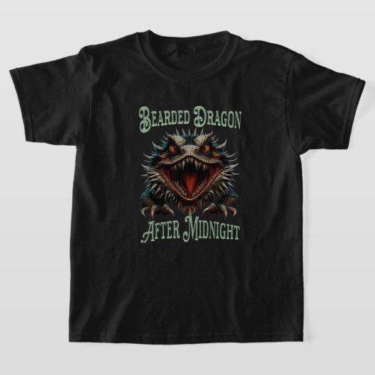 Leuke enge Bearded Dragon T-shirt (Laagn)