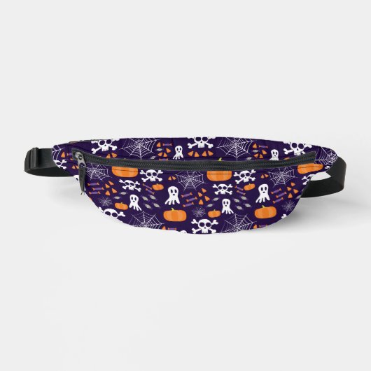 Leuke enge Halloween-figuren Heuptasje (Voorkant)