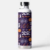 Leuke enge Halloween-figuren Waterfles (Rechts)