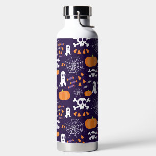 Leuke enge Halloween-figuren Waterfles
