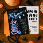 Leuke enge Halloween Night Haunted Mansion Party Kaart