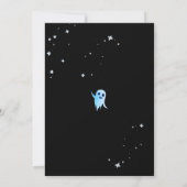 Leuke enge Halloween Night Haunted Mansion Party Kaart (Achterkant)