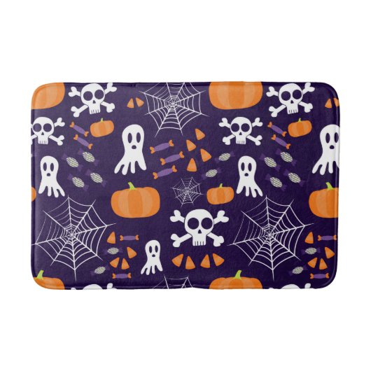 Leuke enge Halloween-personages Badmat (Voorkant)