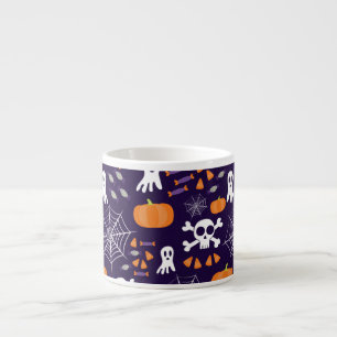 Leuke enge Halloween-personages Espresso Kop