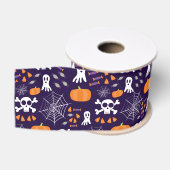 Leuke enge Halloween-personages Grosgrain Lint (Spoel)