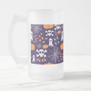 Leuke enge Halloween-personages Matglas Bierpul