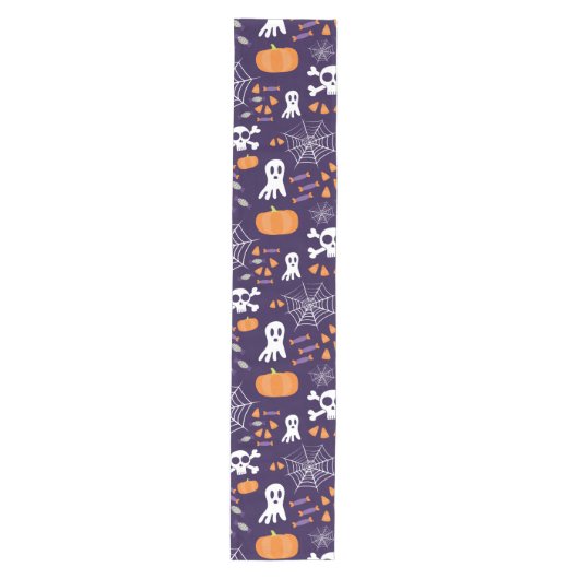 Leuke enge Halloween-personages Medium Tafelloper (Voorkant)