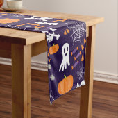 Leuke enge Halloween-personages Medium Tafelloper (Voorbeeld)