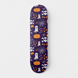 Leuke enge Halloween-personages Persoonlijk Skateboard