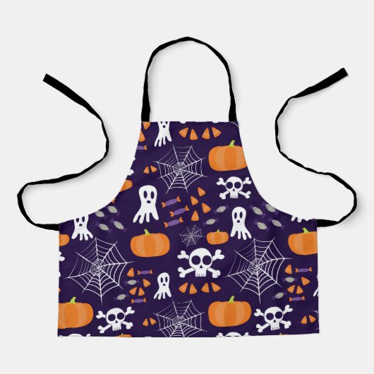 Leuke enge Halloween-personages Schort (Voorkant)