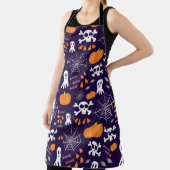 Leuke enge Halloween-personages Schort (Insitu)