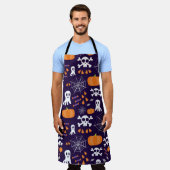 Leuke enge Halloween-personages Schort (Gedragen)