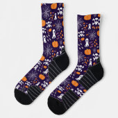 Leuke enge Halloween-personages Sokken (Links)