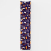 Leuke enge Halloween-personages Spandoek (Verticaal)