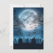 Leuke, enge Halloween uitnodiging (Achterkant)