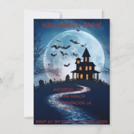 Leuke, enge Halloween uitnodiging