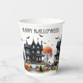 Leuke enge Halloweenfeestje Papieren Bekers (Voorkant)