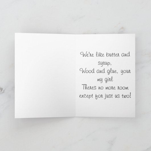 Leuke Engelse Buldoggen enkel Twee van ons! Kaart (Binnen)