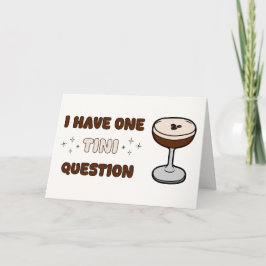 Leuke Espresso Martini Schattige Uniek Grappig Bru Kaart