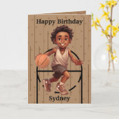 Leuke etnische jongens geheim bericht Gelukkige ve Kaart (Gele Bloem)