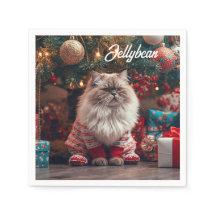 Leuke Exotische Korthaar Kat Kerstmis gepersonalis