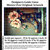 Leuke Extreme Steampunk Boot, Bloemen DG2LF Decoup Tissuepapier